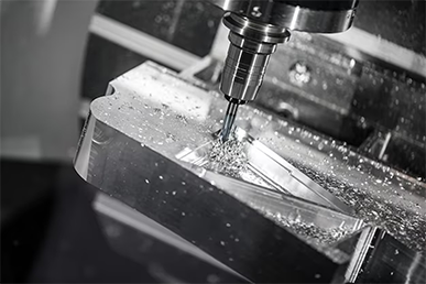 Aluminium CNC Routing milling cutting pictured